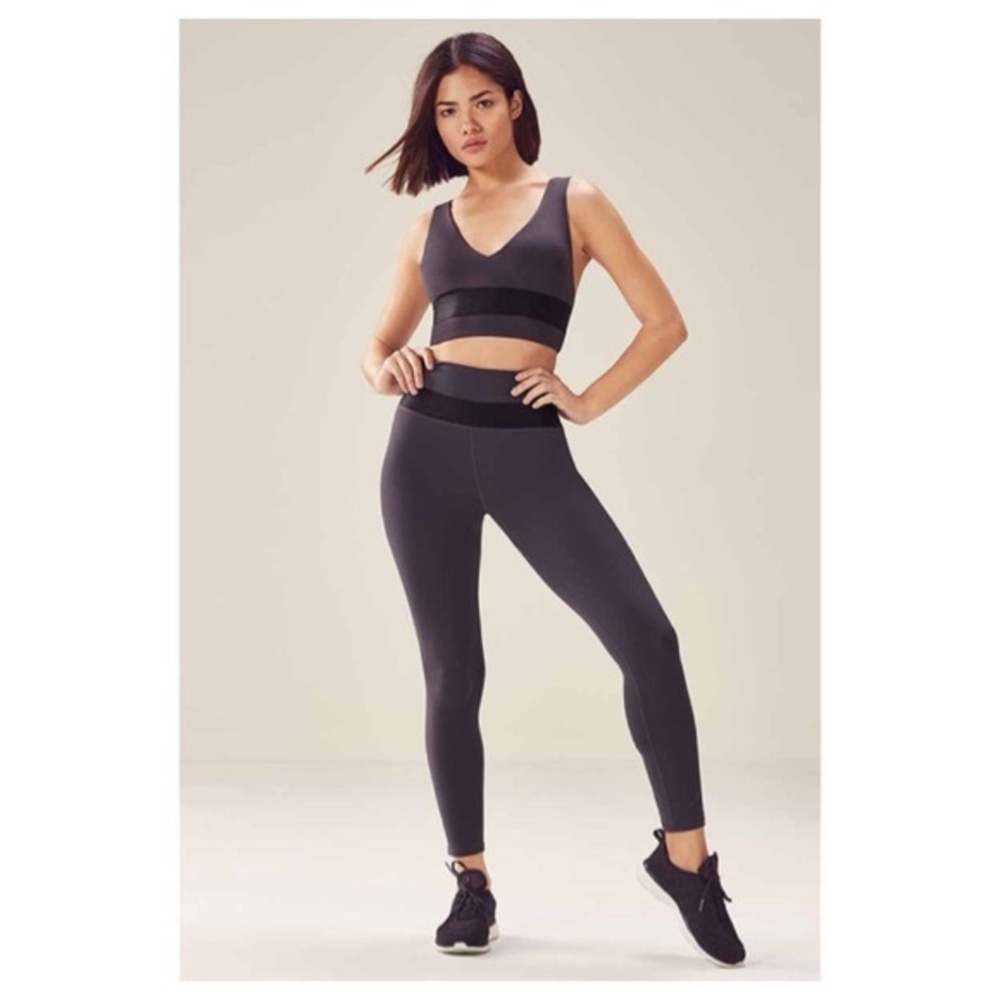 Demi Lovato Powerhold by FABLETICS in gray and black (see measurements)